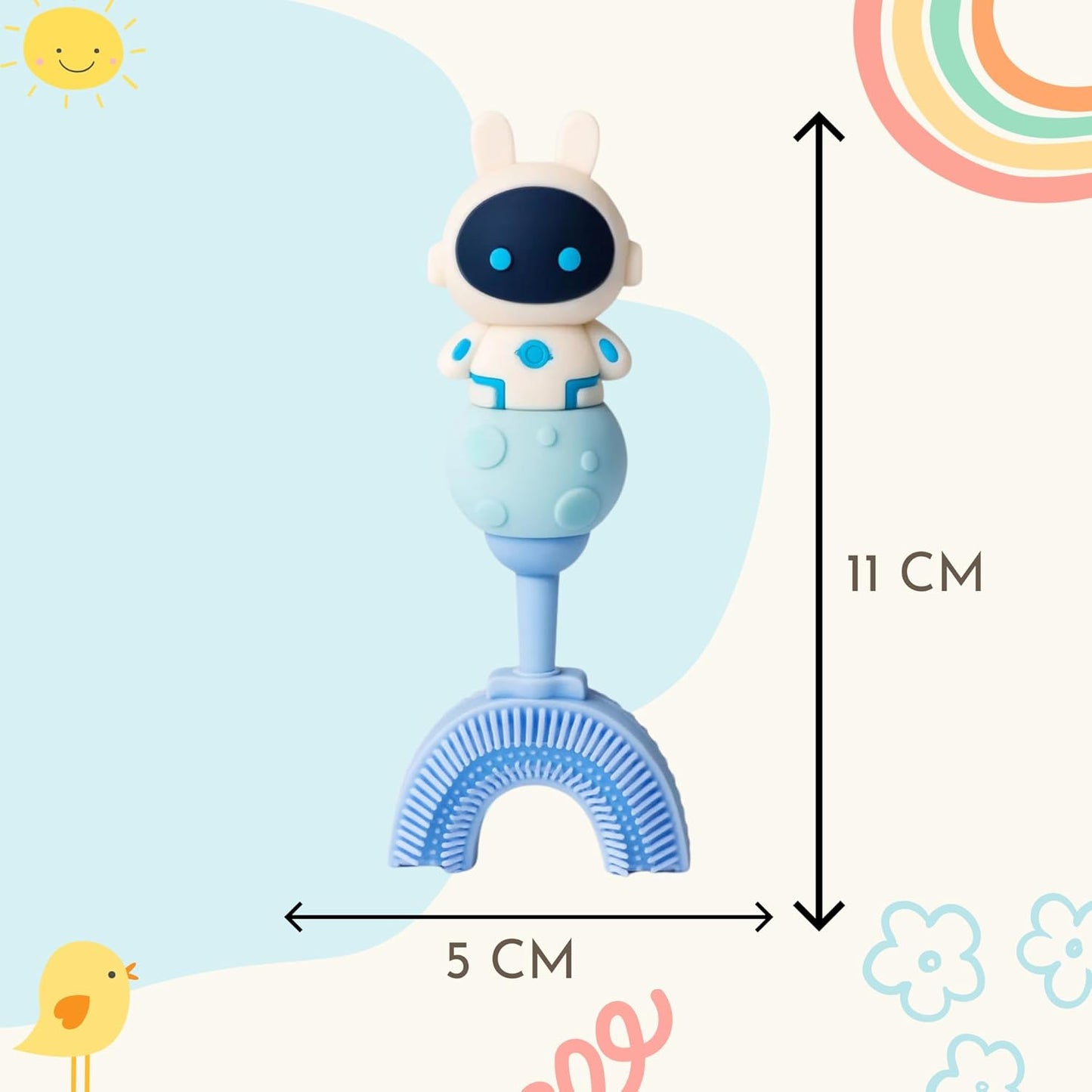 U-Shaped Toothbrush - Astronaut