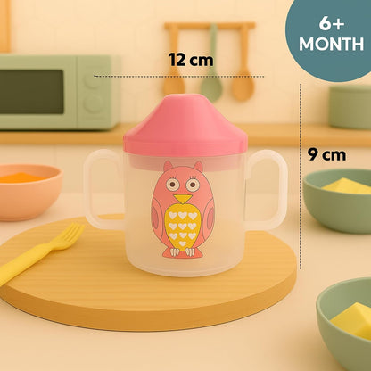 Baby Spout Sipper Cup - Transparent (Pink)