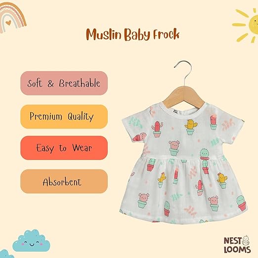 Muslin Frock - Cactus Cutie