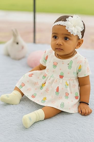 Muslin Frock - Cactus Cutie