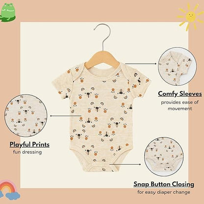 Cotton Baby Onesie - Baby bear
