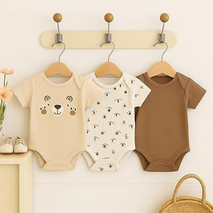 Cotton Baby Onesie - Baby bear