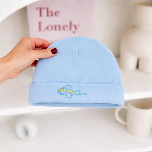 Unisex Baby Beanies Set of 5 - Sky Explorer