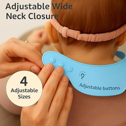 Silicone Feeding Bib - Cartoon Whale