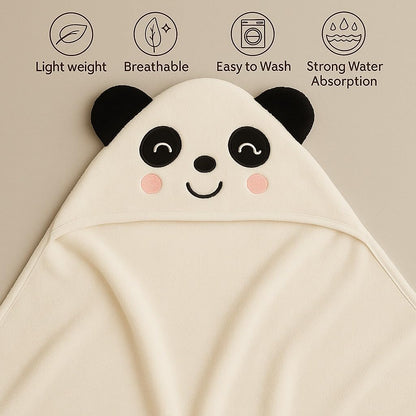 Baby Hooded Towel – Smiley Panda