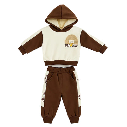 Winter Hoodie & Jogger Pants Co-ord Set - Pawfect Day