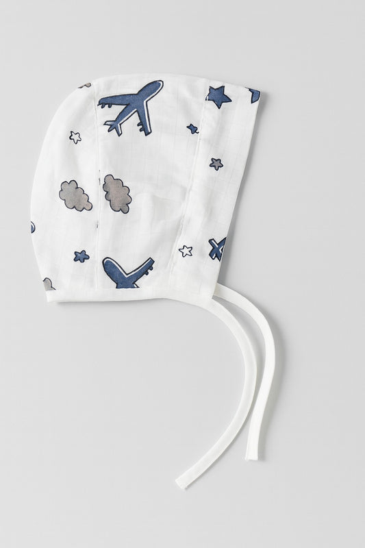 Muslin Dori Cap - Aeroplane Rides