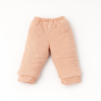 Warm Full Sleeves Co-ord Set With Bib - Pink Paw