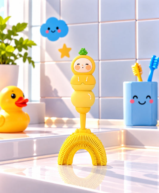 U-Shaped Toothbrush - Sunny Pineapple