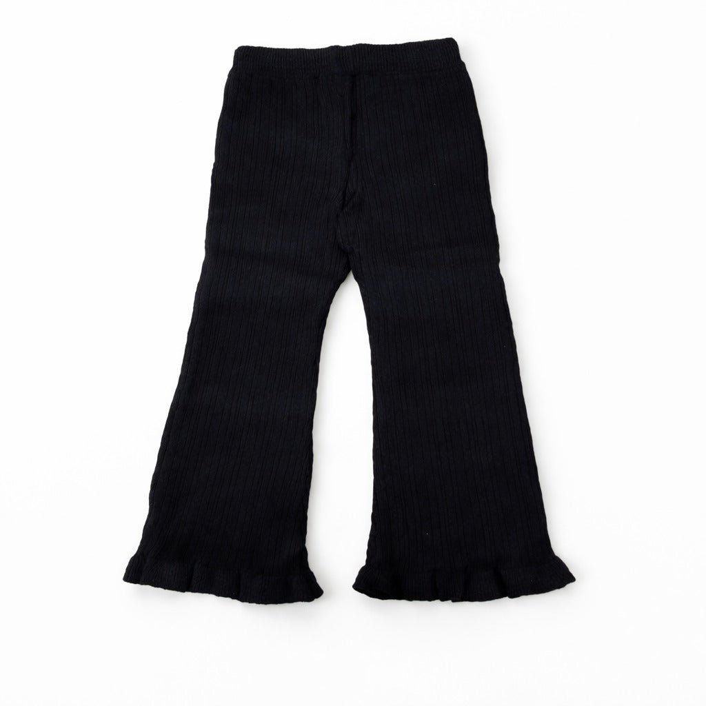 Knitted Top & Pant Co-ord Set - Snowflake Bow
