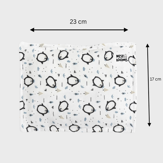 Mustard Seed Rai Pillow - Penguin Parade