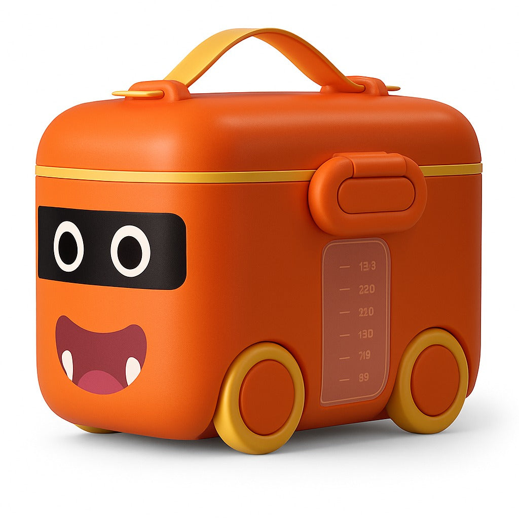 Milk Powder & Food Dispenser Container - Orange