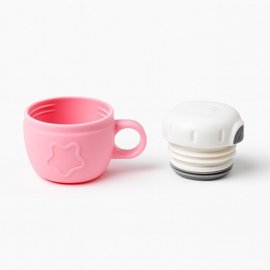 Stainless Steel Insulated Hot & Cold Sipper With Protective Cover 500ml - Cupcake Carnival