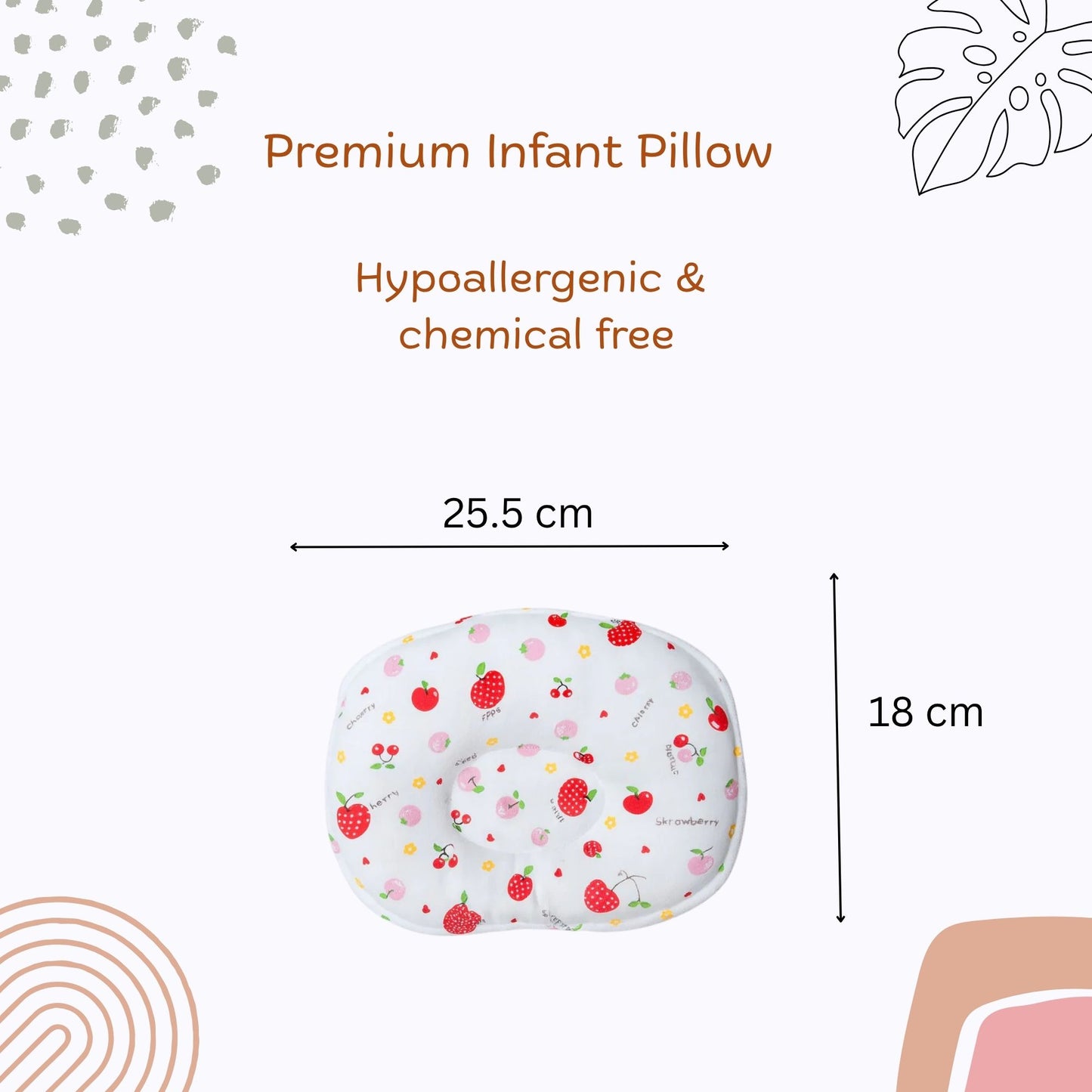 Infant Pillow - Berry Bliss