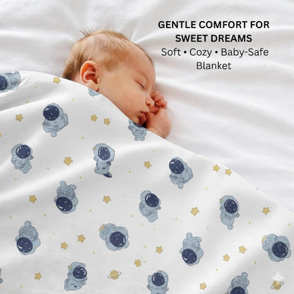 Organic Cotton Muslin Blanket - Galaxy Woofs