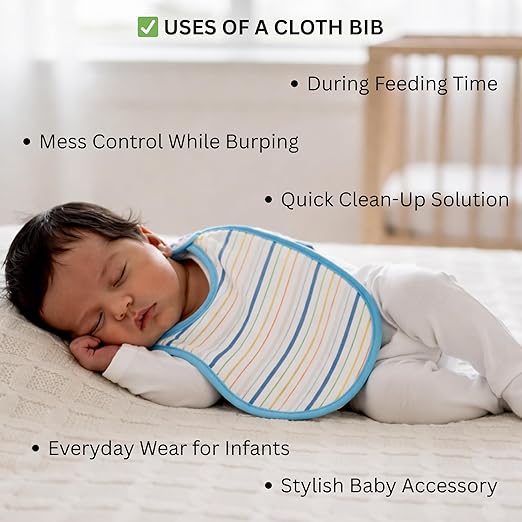Cloth Feeding Bib Set of 3 - Mommy's Little Man