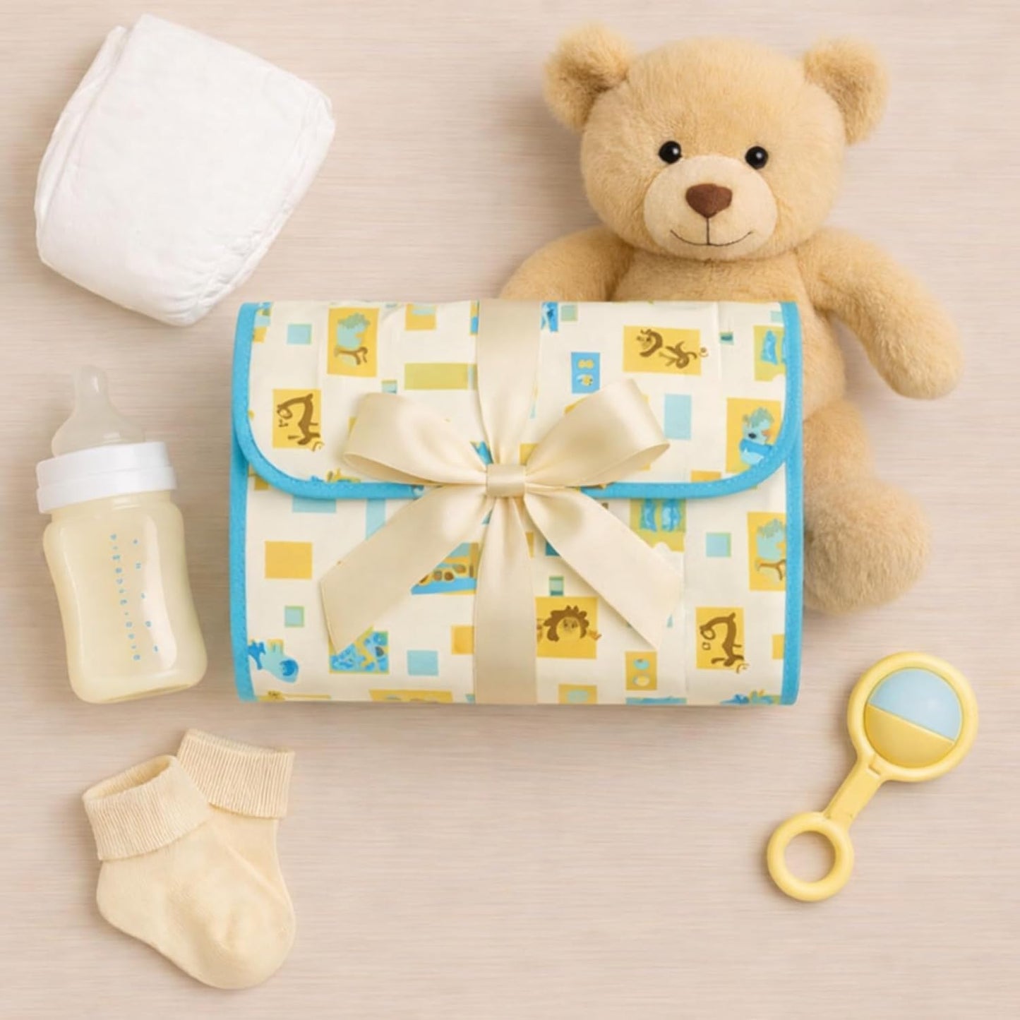 Portable Diaper Changing Mat - Animal Kingdom