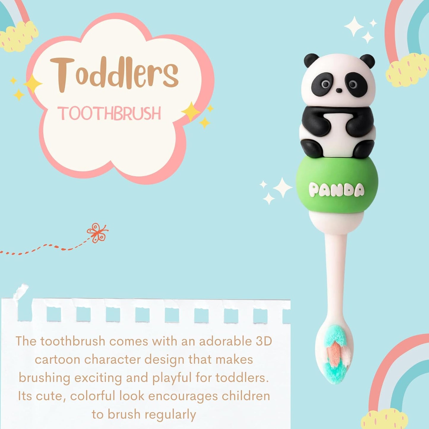 Toddler Toothbrush - Cute Panda