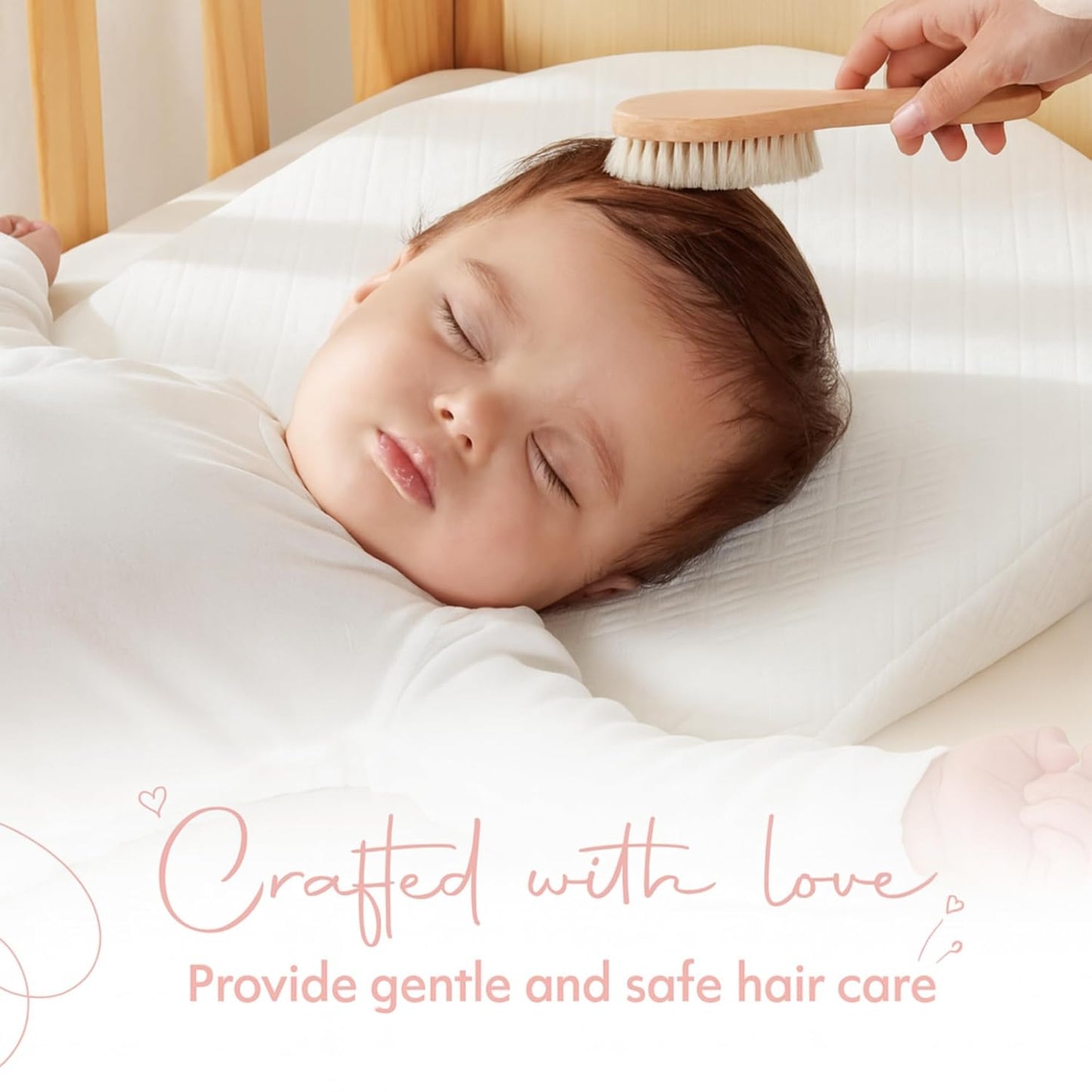 Baby Wooden Hair Brush (goat bristle)