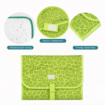 Portable Diaper Changing Mat - Playful Greenery