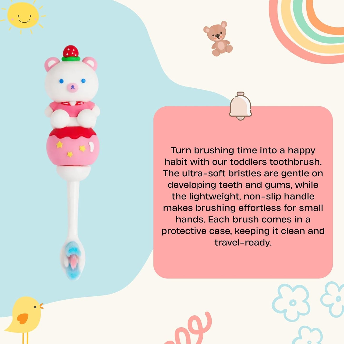 Toddler Toothbrush - Strawberry Sprinkle