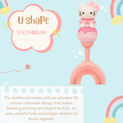 U-Shaped Toothbrush - Hello Kitty
