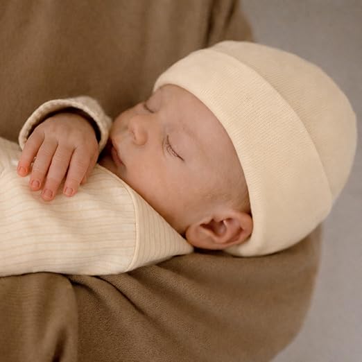Unisex Baby Beanies Set of 5 - Golden Blossom