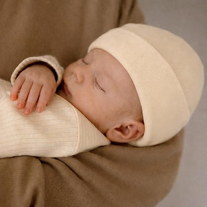 Unisex Baby Beanies Set of 5 - Golden Blossom
