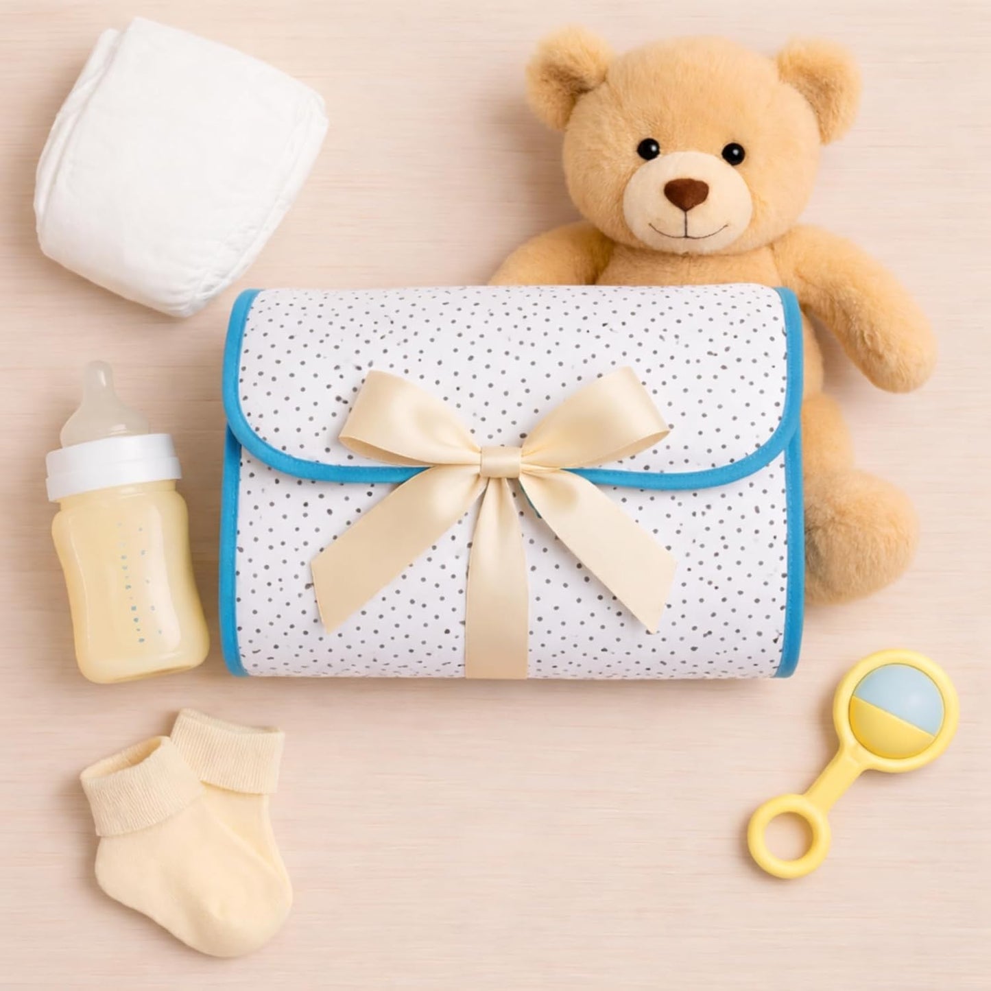Portable Diaper Changing Mat - Tiny Dots