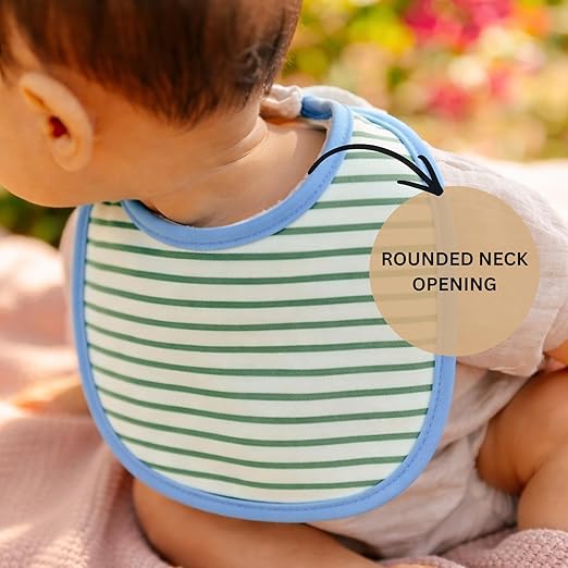 Cloth Feeding Bib Set of 3 - Here To Cuddle