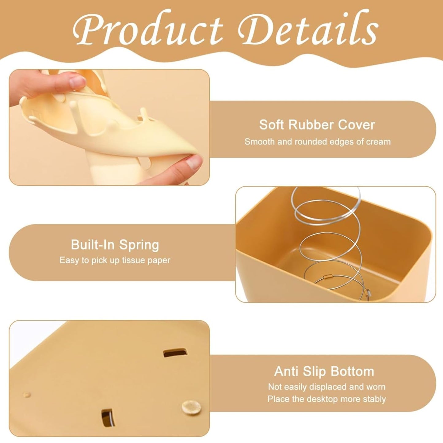 Decorative Baby Wipes & Tissue Storage Box - Brownie Drip