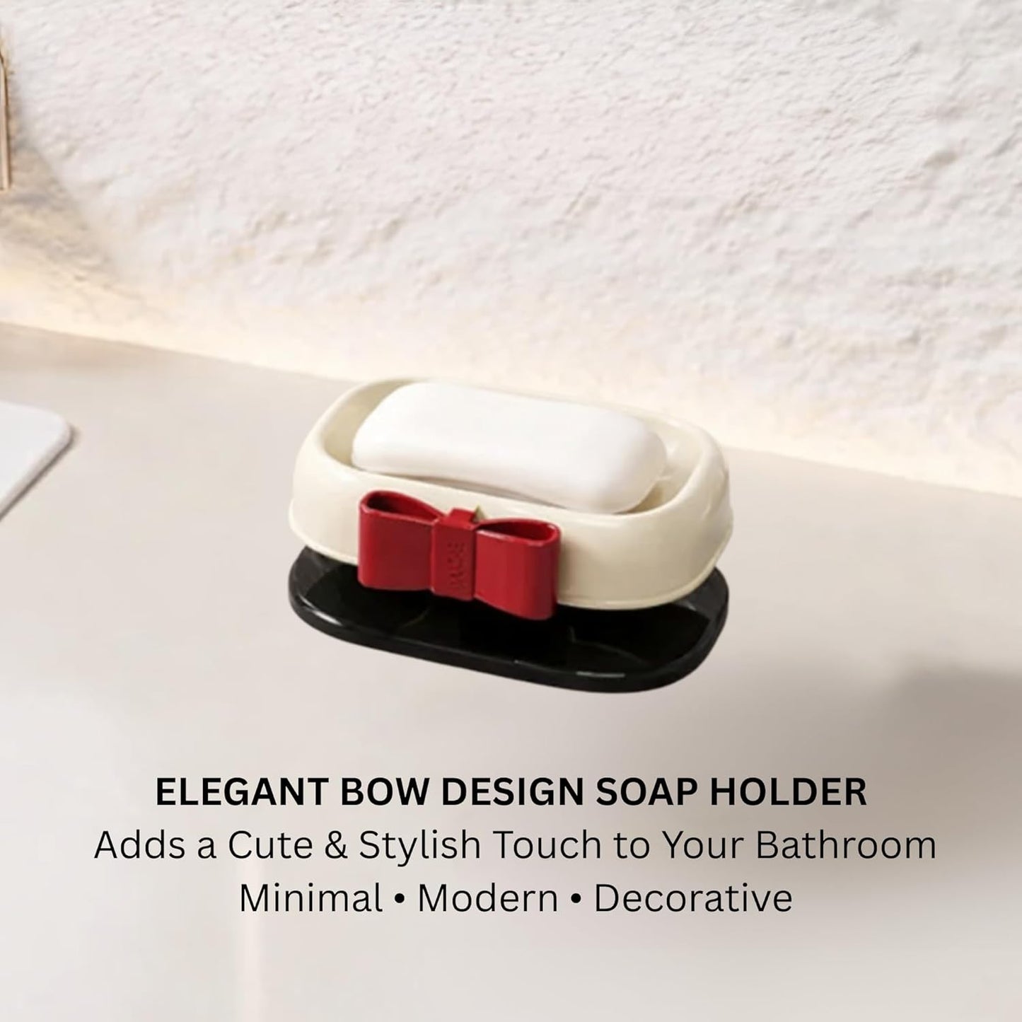 Soap Holder - Bow Buddy - Red