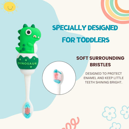 Toddler Toothbrush - Green Dino