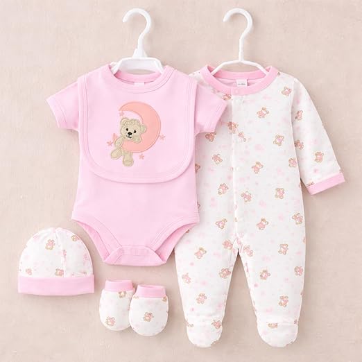 5 pcs Baby Clothing Set - Unicorn Whispers