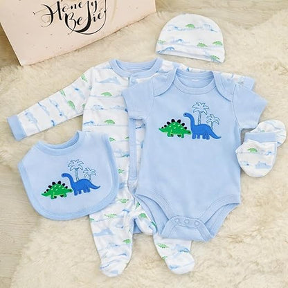 5 pcs Baby Clothing Set - Little Dino
