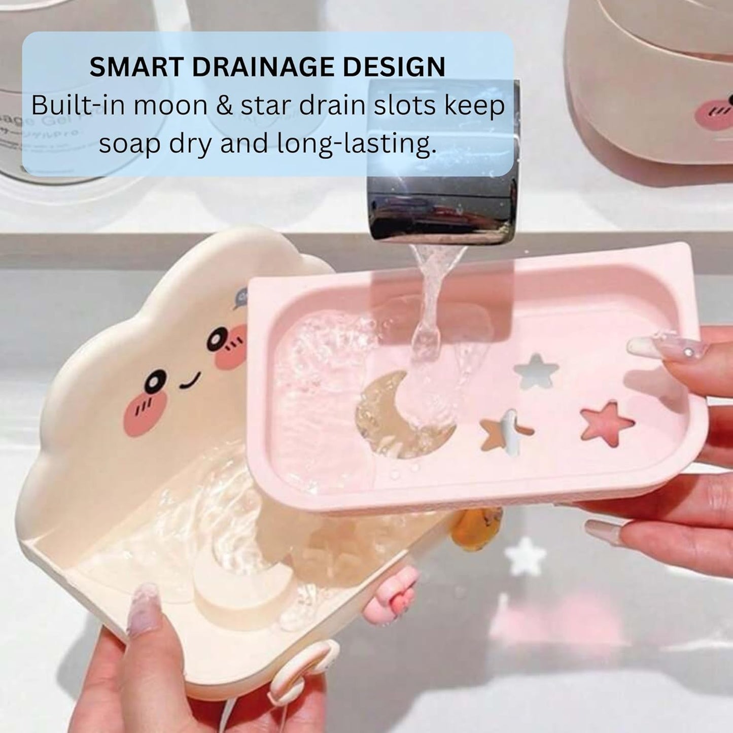Soap Holder - Galaxy Stars - Pink