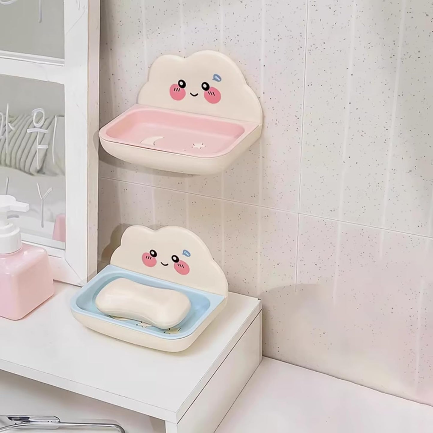 Soap Holder - Galaxy Stars - Pink