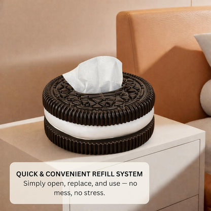 Decorative Baby Wipes & Tissue Storage Box - Oreo Magic