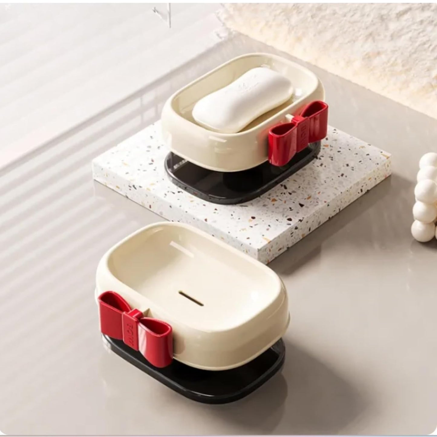 Soap Holder - Bow Buddy - Red