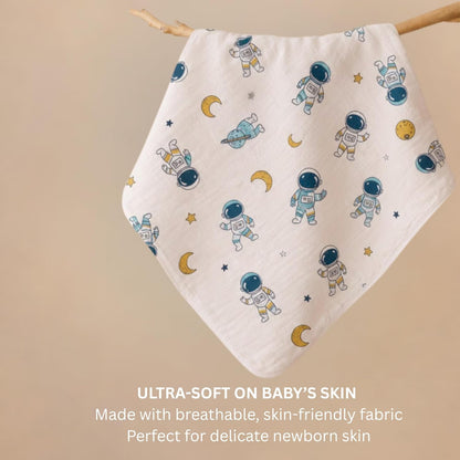 Organic Cotton Muslin Blanket - Galaxy Woofs