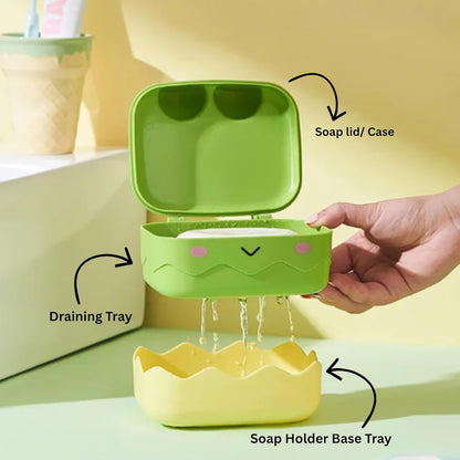 Soap Holder - Funky Froggo - Green