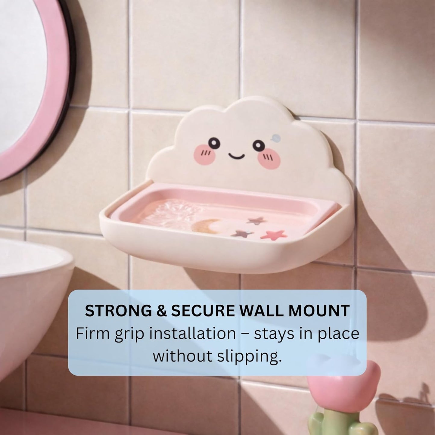 Soap Holder - Galaxy Stars - Pink
