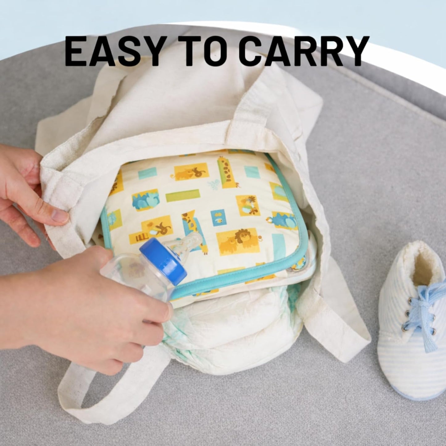 Portable Diaper Changing Mat - Animal Kingdom