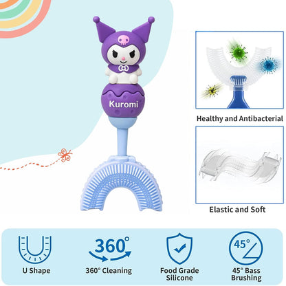 U-Shaped Toothbrush - Purple Kuromi