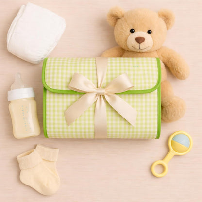 Portable Diaper Changing Mat - Fresh Checks