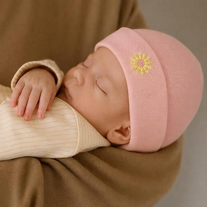 Unisex Baby Beanies Set of 5 - Petal Safari