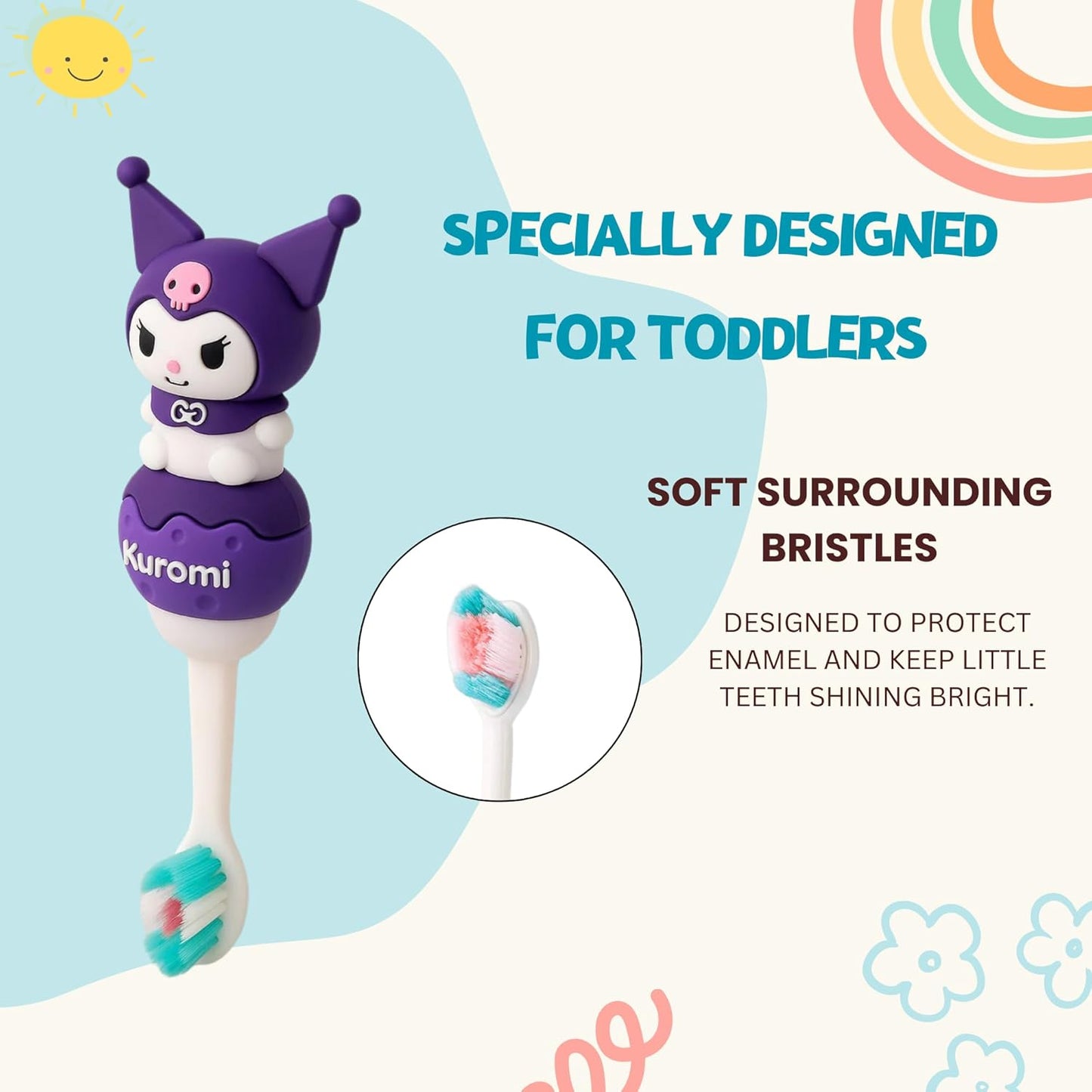 Toddler Toothbrush - Purple Kuromi