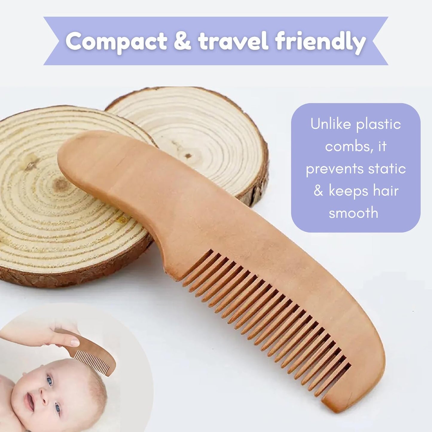 Baby Wooden Comb