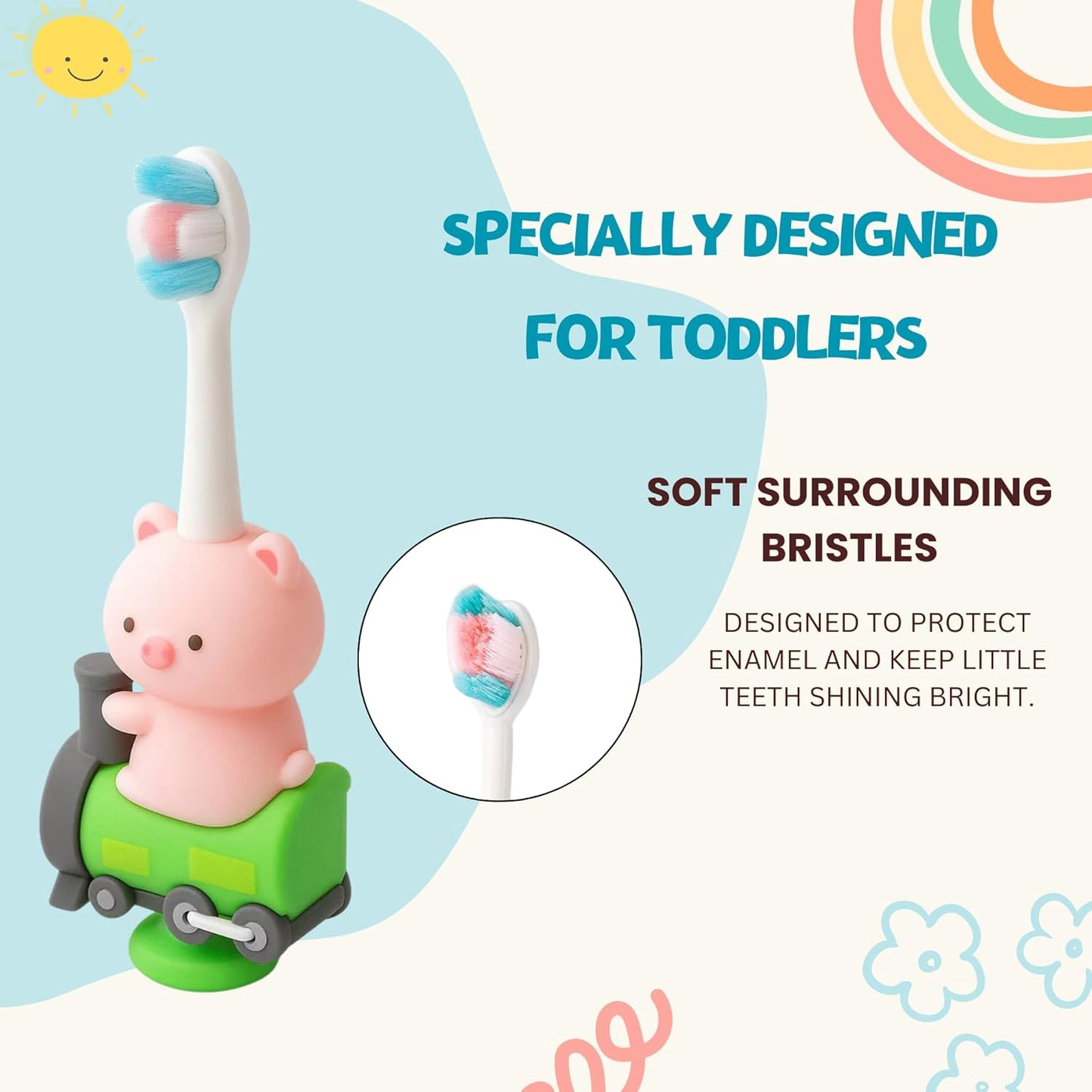 Toddler Toothbrush - Piggy Express