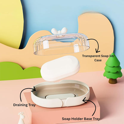 Soap Holder - Sweet Bow - Ivory Cloud